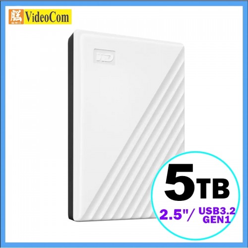 WD My Passport 5TB (白色) WDBPKJ0050BWT - 2.5" USB3.2 GEN1 可攜式外置式硬碟 803WDBPKJ0050BWT-V02 WD My Passport 5TB (白色) WDBPKJ0050BWT - 2.5" USB3.2 GEN1 可攜式外置式硬碟 803WDBPKJ0050BWT-V02